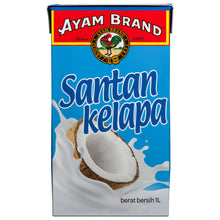 Load image into Gallery viewer, AYAM BRAND Coconut Milk 1 Litre (12 x 1 L ) Carton
