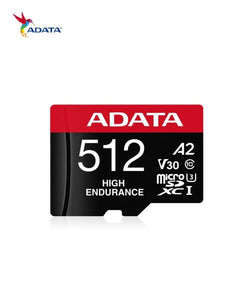 ADATA MICRO SD HIGH ENDURANCE V30S CL10 - 512GB