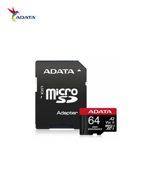 ADATA MICRO SD HIGH ENDURANCE V30S CL10 - 64GB