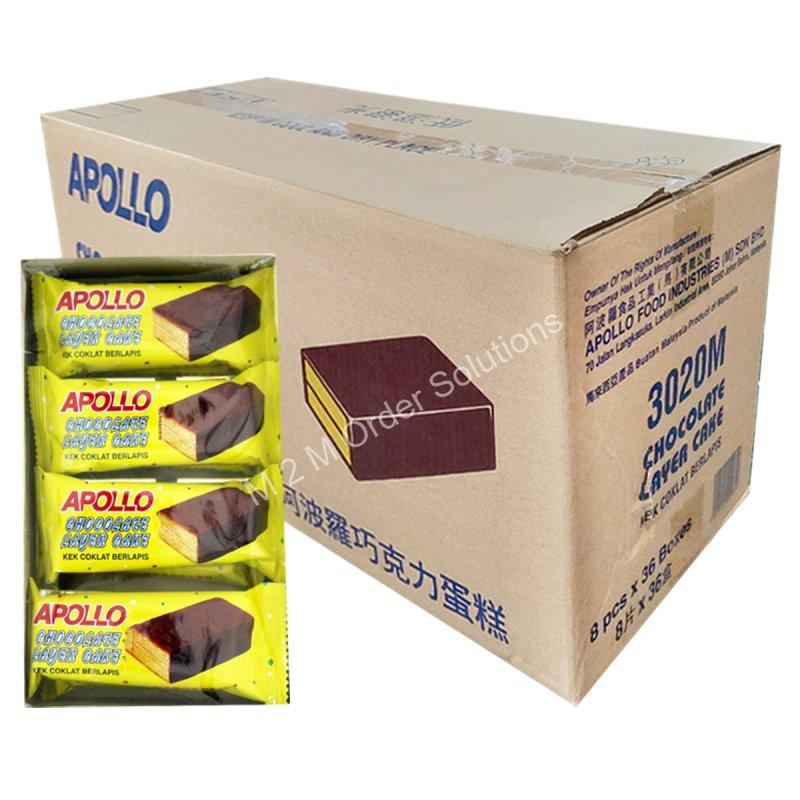 APOLLO KEK COKLAT BERLAPIS 36*8*16G