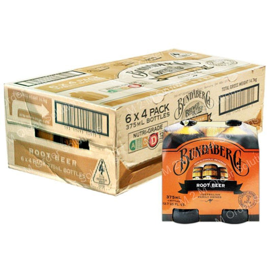 BUNDABERG ROOT BIR 6*4*375ML