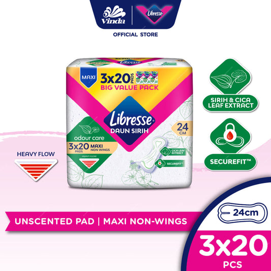bundle-of-3-libresse-odour-care-maxi-non-wings-24cm-20s-m2m-order-solutions  m2m order solutions