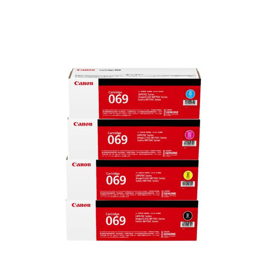 Canon 1900 Pages Toner Standard Pack Cartridge Yield 069 Y Laser Yellow Original