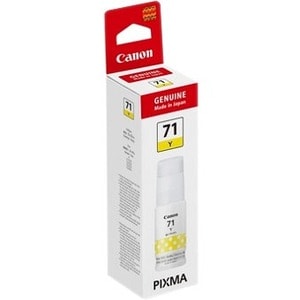 Canon 1 Ink GI-71Y Inkjet Refill 70 Yellow mL Bottle