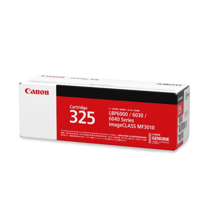 Canon Cartridge Black Pack Laser 1600 Pages Toner Original 325 Cartridge