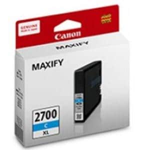 Canon PGI-2700C Cyan Pack Yield Inkjet Cartridge High Ink XL 1500 Pages Original