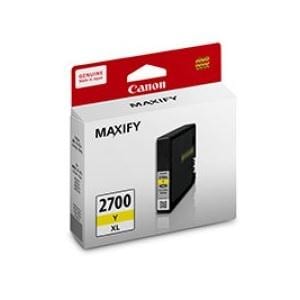 Canon Yield Ink Inkjet PGI-2700Y Cartridge 1500 Pages High XL Original Yellow Pack