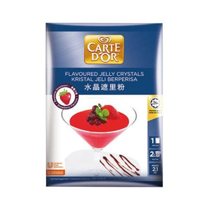 Carte d'Or Strawberry Flavoured Jelly Crystals 440g (12 x 440g) Carton
