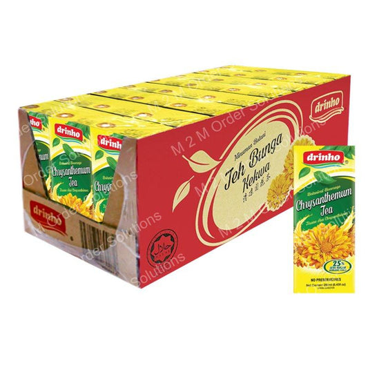 DRINHO TEA BUNGA PEK 4*6*250ML