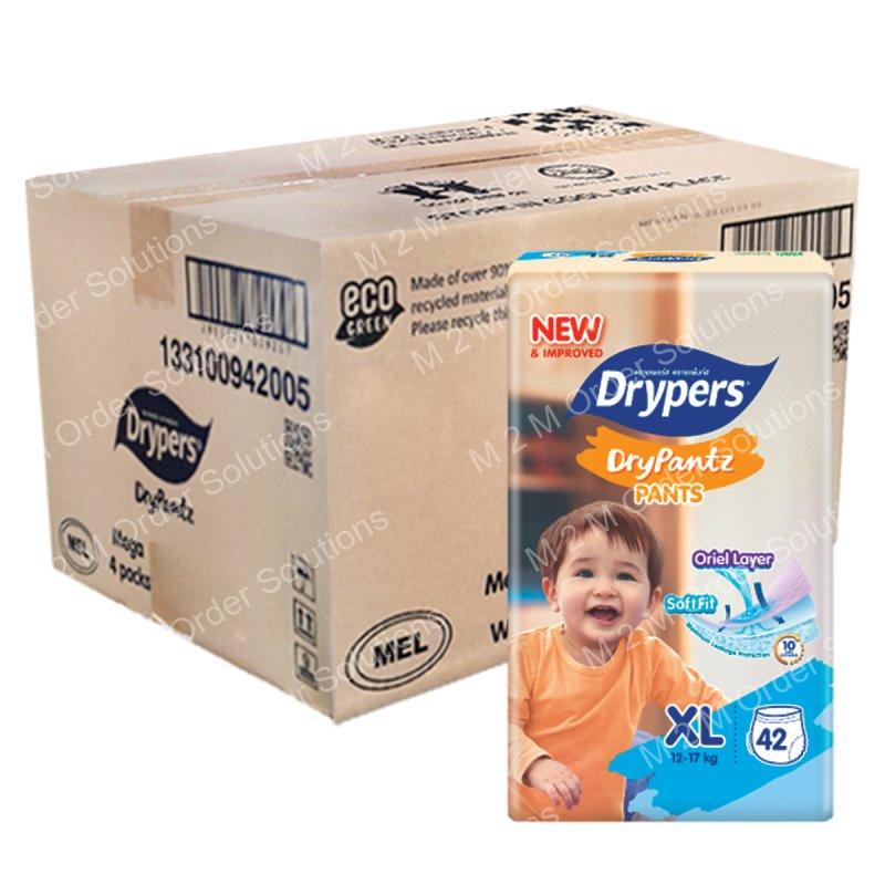 DRYPERS DRYPANTZ XL DIAPER BABY-4*42S