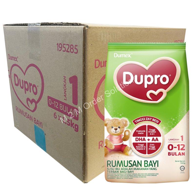 DUMEX DUPRO MILK POWDER STEP-1 6*1.5KG