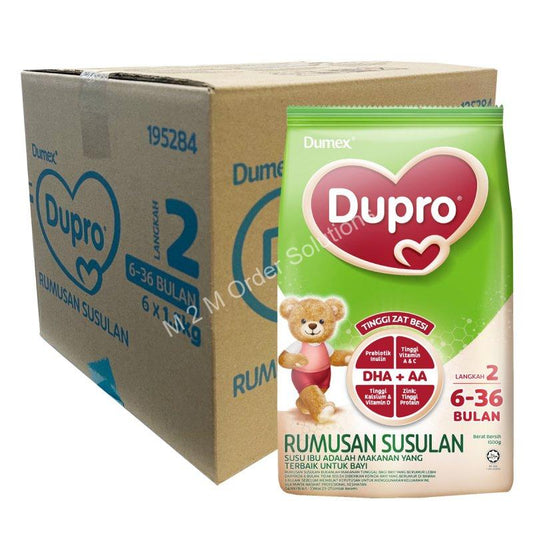 DUMEX DUPRO MILK POWDER STEP-2 6*1.5KG