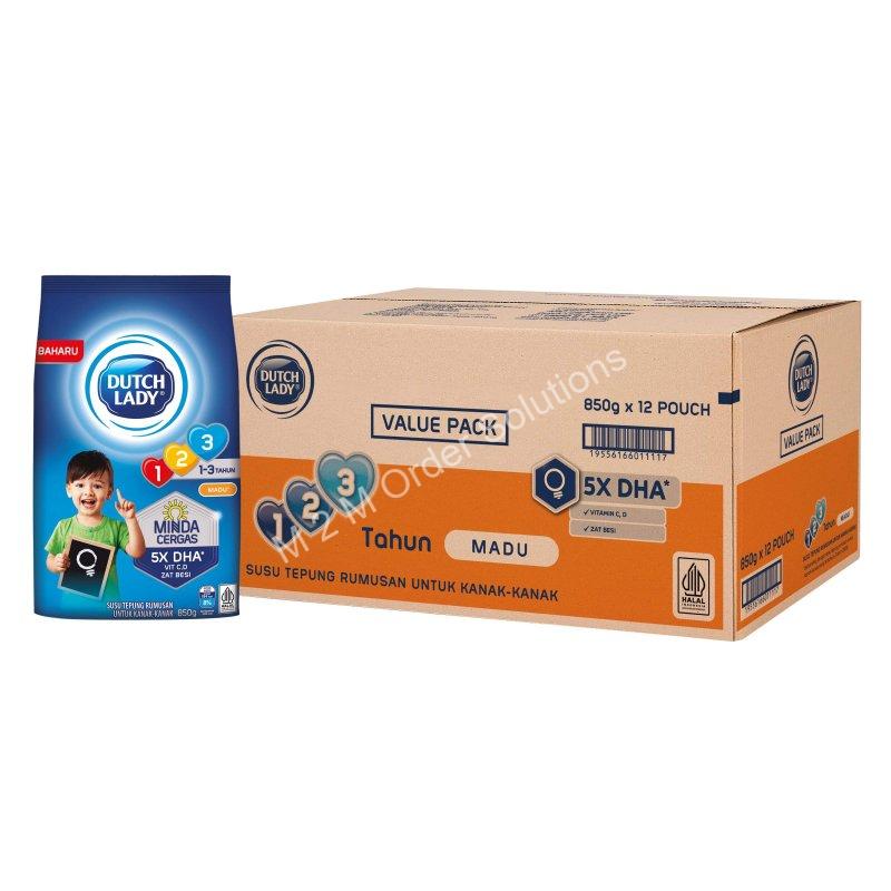 DUTCH LADY MILK HONEY 1-3 YEARS  12*850G