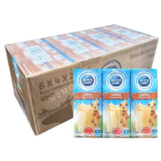 DUTCH LADY UHT MILK  COFFEE 4*6*200ML