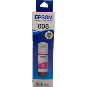 EPSON DURABRITE 70 ECOTANK MAGENTA INKJET INK 008 PIGMENT 6000 PAGES ML REFILL BOTTLE