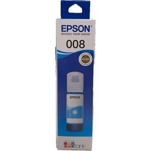 EPSON PIGMENT INK BOTTLE INKJET CYAN 6000 PAGES REFILL DURABRITE ML 70 ECOTANK 008