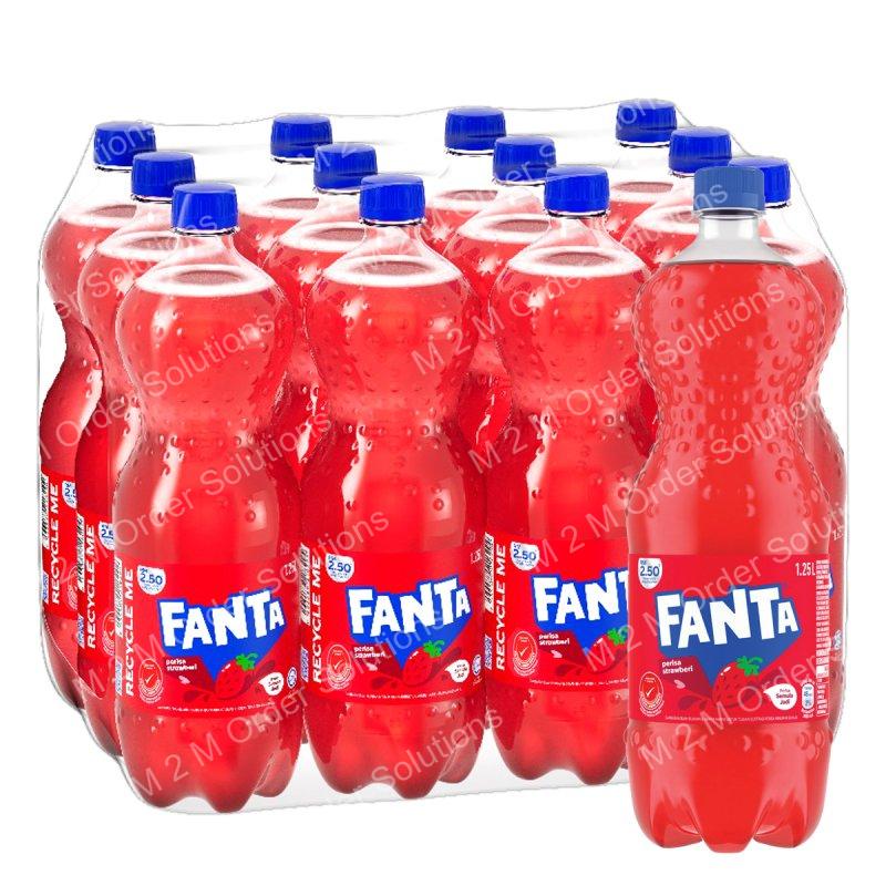 FANTA STRA&WBERI 12*1.25L
