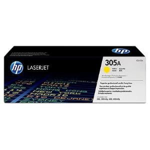 HP 1 305A Laser 2600 Standard Cartridge Pages Single Yellow Original Yield Toner Pack - Each - (CE412A) - -