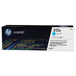 HP 1 - Toner Original (CF381A) - - Pack Laser Single Cyan Each 2700 Cartridge Pages - 312A