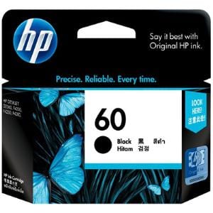 HP - Cartridge 60 Ink Black - Inkjet 200 Original Pages Pack