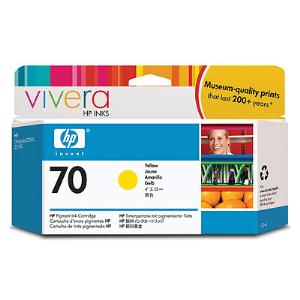 HP Each mL Ink Single Original - Yellow - 130 70 - - Inkjet 1 Pack (C9454A) Cartridge