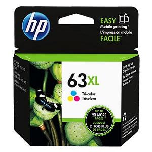 HP - High Cartridge 63XL Tri-colour 1 Yield Pages Inkjet Original - Ink 300 Pack -