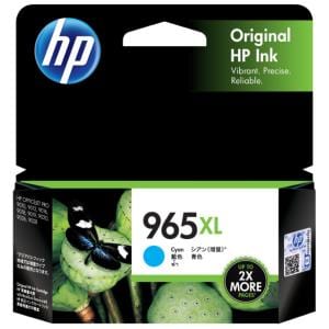 HP Ink Pages 965XL Cartridge Yield Cyan Original Pack Inkjet 1600 High - -
