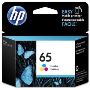 HP Ink Pages Yield - - - Inkjet 1 Cartridge Original 65 Tri-colour Standard Pack 100