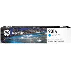 HP (J3M68A) Ink Single - - Pack Page Each Cyan Original Wide - Cartridge 6000 981A - 1 Pages