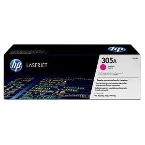 HP Magenta - Standard Single 1 Pack Original Toner 305A 2600 Pages - - Laser Each Yield Cartridge (CE413A) -