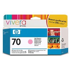 HP Original - Inkjet 70 mL Pack - - Single Ink 1 (C9455A) Cartridge Each Light - 130 Magenta