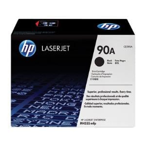 HP - Original Yield - Black Cartridge Standard Single - 90A Pack Pages - Each 1 Laser 10000 Toner (CE390A)