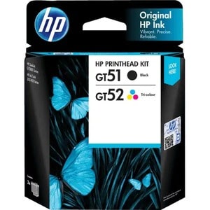 HP Pack - GT51/GT52 / Printhead 2 Tri-colour Black, Inkjet - Original 2 / - Pack Inkjet -