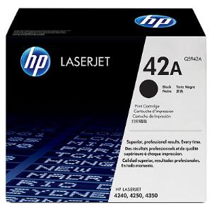 HP Pack Original - Yield 1 Toner Laser Black Cartridge - 10000 Pages Standard - 42A (Q5942A) Single - Each