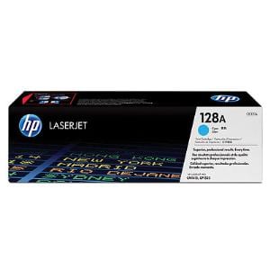 HP - Pages Laser 1300 Original Toner Single Cyan Each Cartridge - - Pack (CE321A) Standard Yield 1 - 128A