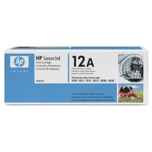 HP Pages - - Single 12A (Q2612A) Standard Each Toner 2000 Yield - Laser Cartridge 1 Black - Pack Original