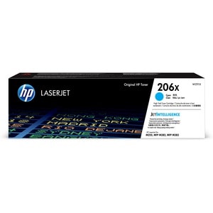 HP Yield - Laser High - Toner 2450 Original Cyan Pack 206X Pages Cartridge