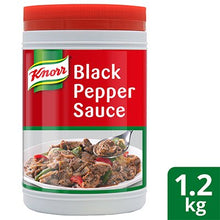 Laden Sie das Bild in den Galerie-Viewer, Knorr Black Pepper Sauce 1.2kg (6 x 1.2kg) Carton
