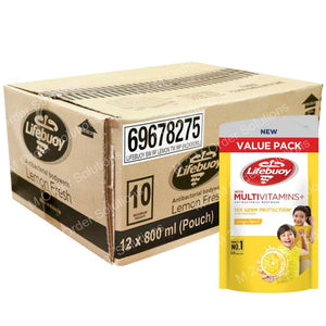 LIFEBUOY FRESHNESS LEMON SOAP 12x800ML