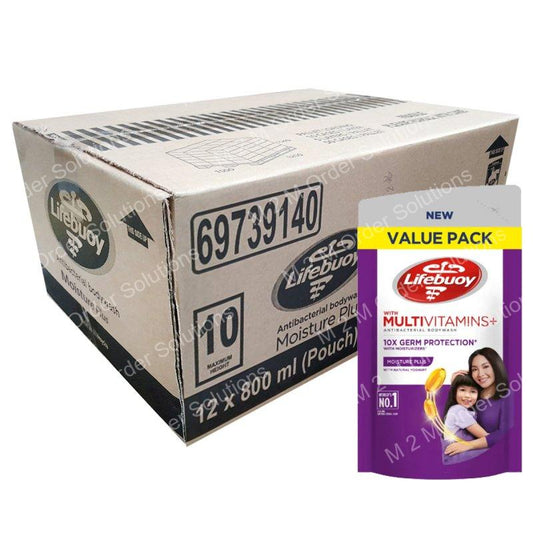 LIFEBUOY SKIN MOISTURIZERPACK 12x800ML