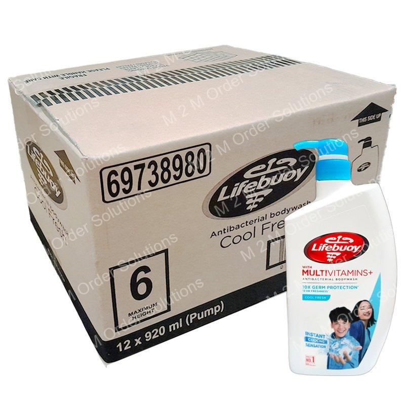 LIFEBUOY SOAP SHOWER COOLFRESH 12x920ML