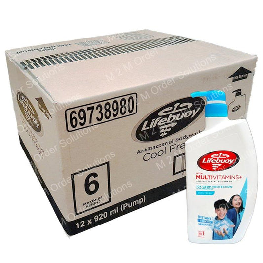 LIFEBUOY SOAP SHOWER COOLFRESH 12x920ML