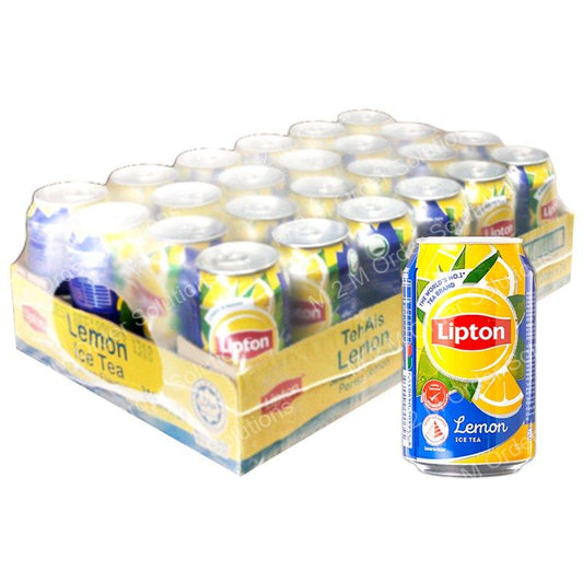 LIPTON TEA AIS LEMON CAN 24*300ML