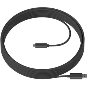 Logitech 10 M Mini Din Data Transfer Cable 1 Cable For Hub Camera Phone Video Conferencing System First End 1 X 6 Pin Mini Din Ps 2 Male Second End 1 X 6 Pin Mini Din Ps 2 Male Extension Cable Black