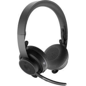 Logitech Zone Wireless Wireless Over The Head Stereo Headset Binaural Circumaural 3000 Cm Bluetooth 30 Hz To 13 Khz Omni Directional Mems Technology Electret Condenser Noise Cancelling Microphone Noise Canceling