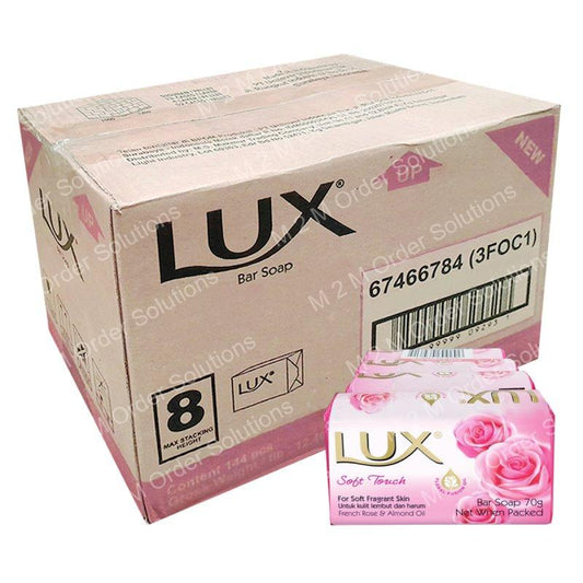 LUX SOFT TOUCH SOAP BAR 36x3 PLUS 1x70G