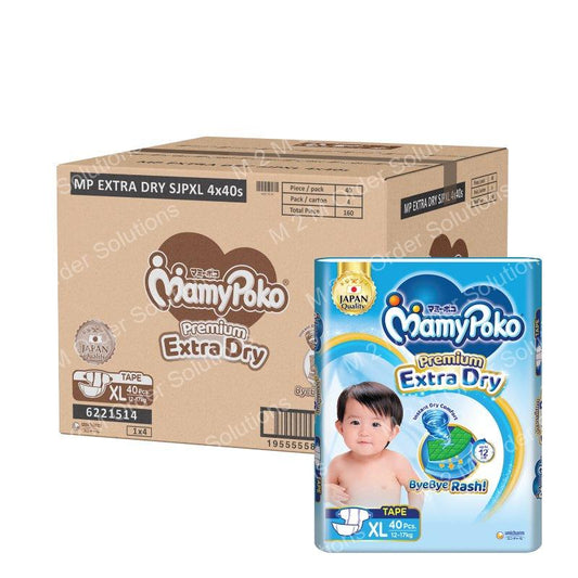 MAMY POKO TAPE XL DIAPER BABY-4*40S