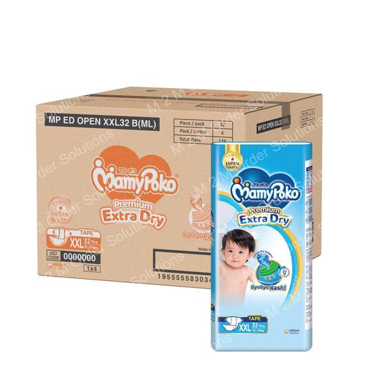 MAMY POKO TAPE XXL DIAPER BABY-4*32S