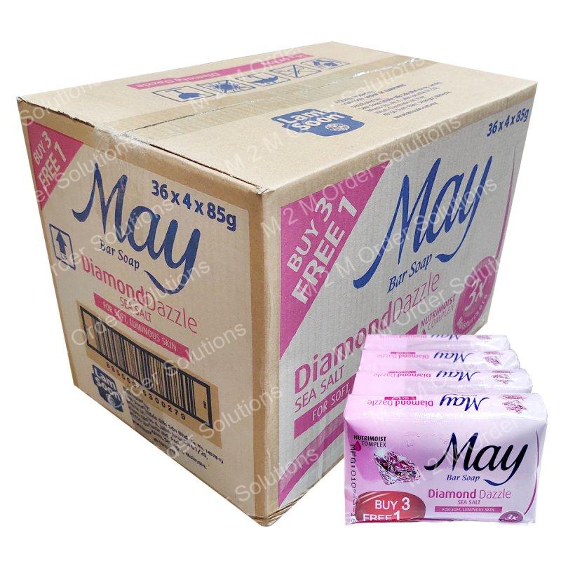 MAY DIAMOND DAZZLE SOAP BAR 36x3 PLUS 1x75