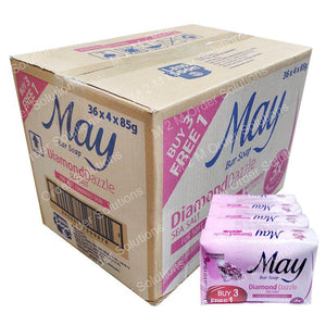 MAY DIAMOND DAZZLE SOAP BAR 36x3 PLUS 1x75